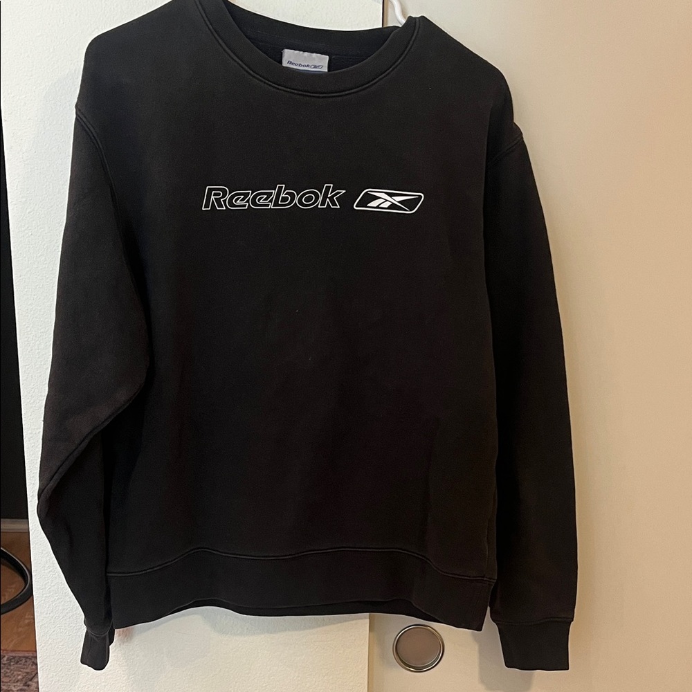 Reebok Men's Crewneck Black Sweater